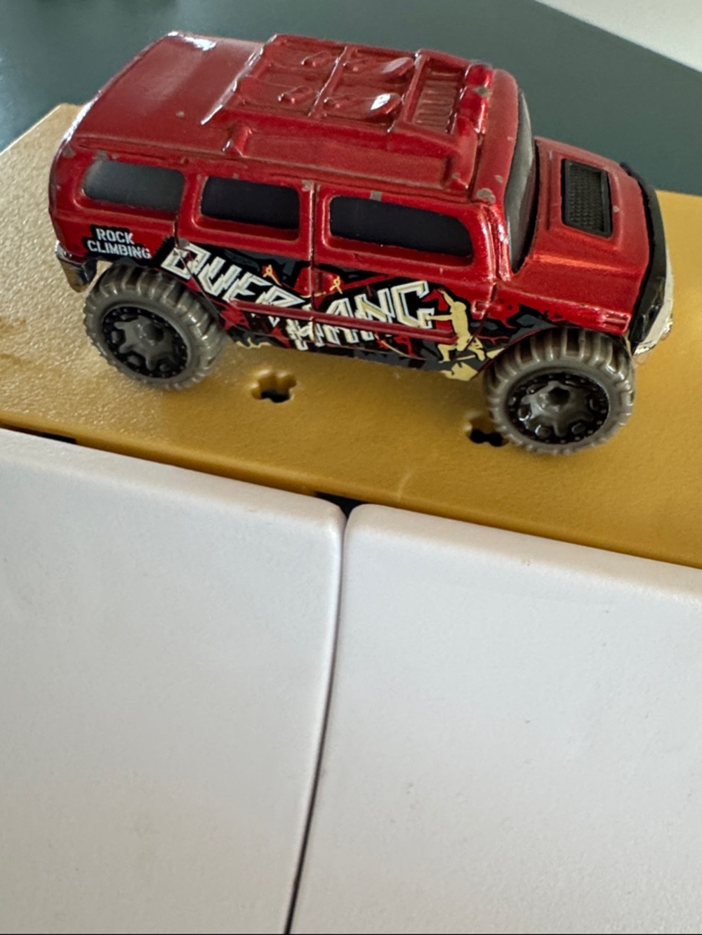 Red Rock Climbing Toy SUV - Kids Off-Road Play Vehicle